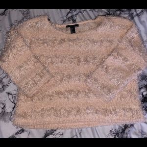 Furry long sleeve top